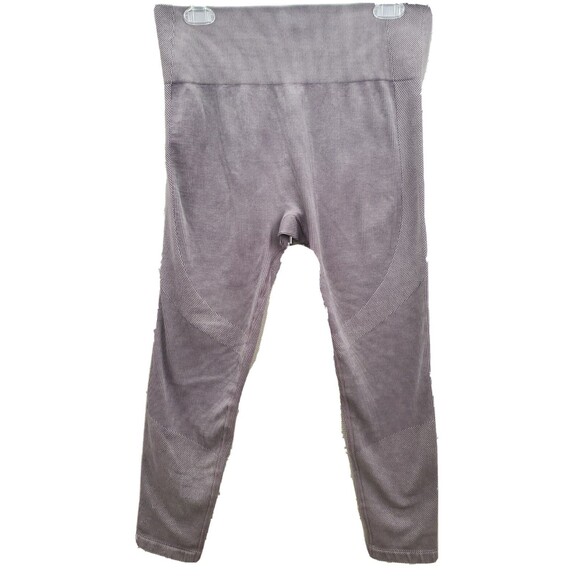 Joy Lab Women's High-Rise Ribbed Seamless 7/8 Leggings Brown Size XL Activewear - Picture 1 of 6